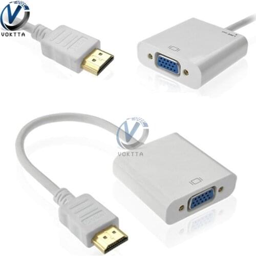 HDMI Male to VGA Female Digital HD Video Converter Adapter Cable for PC Laptop DVD HDTV TV