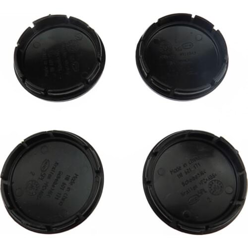 Qty 4 1J0601171 1J0 601 171 56mm Black Car Wheel Center Hub Caps For Passat Bora Gol Tiguan Rabbit Golf Parati Fox Lavida Vento