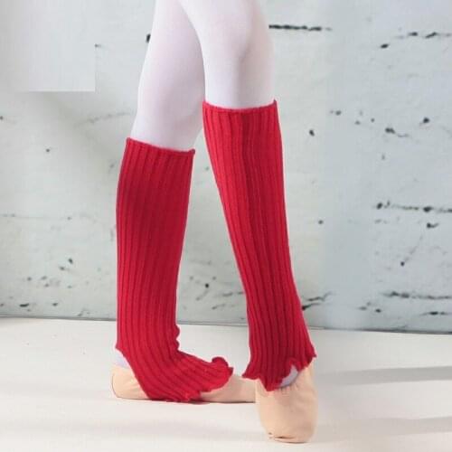 Short Warm Dance Sock Women Beenwarmers Ballerina Knitted Leggings Warmers for Latin/Ballet Dance Adults Winter Leg Warmers