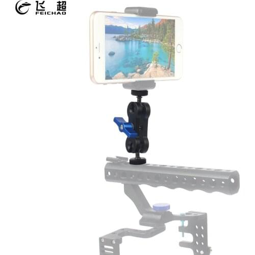 Multi-Function Double Ball Head Bracket 360 Magic Arm Mount 1/4" Tripod Adapter CNC for Monitor LED Light DSLR Camera Accessory