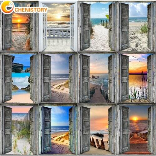 CHENISTORY Cartoon Princess Oil Painting By Numbers Fairy Tale Diy HandPainted Kits Drawing Girls On Canvas Home Decor Kid Gift