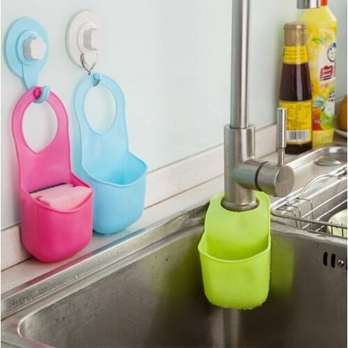 Newest Creative Folding Silicone Hanging Storage Holders Kitchen Bathroom Storage Holders & Racks household