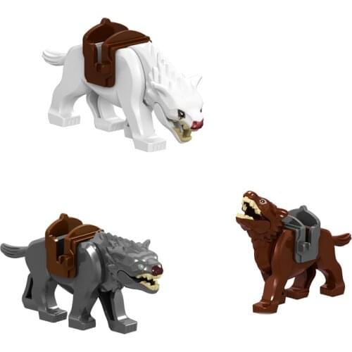 MOC Animals Wolf Jungle Adventure Series Animal World Figures Building Blocks For Childrens Gifts Animals