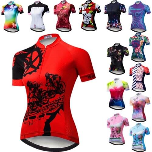 Weimostar 2021 Cycling Jersey Women Quick Dry MTB Jersey Mountain Bicycle Shirt Road Cycling Clothing Pro Team Riding Clothes