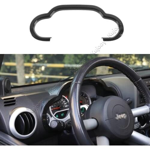 ABS Car Dashboard Panle Cover Guard Protect Decor for Jeep Wrangler JK 2007-2010 Car Styling Accessories