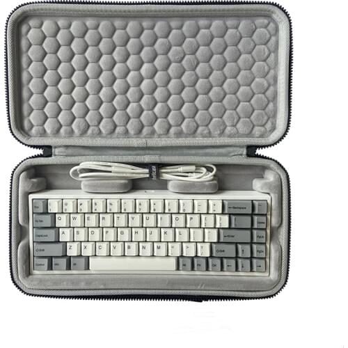 Protective Storage Hard Shell Carrying Bag Case for Keydous NJ-68 Bluetooth NJ68 68-key Keyboard Box