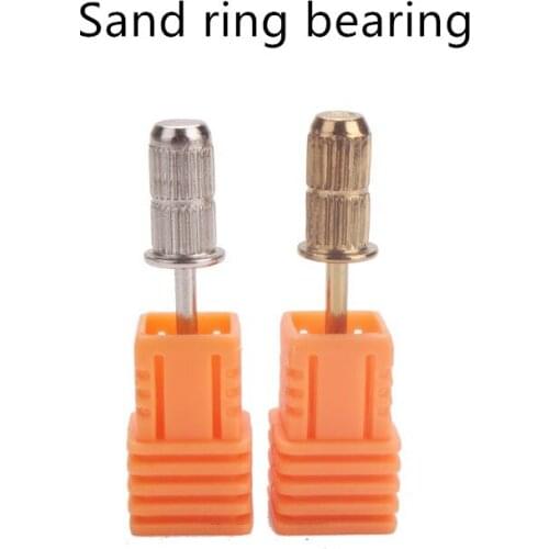 2Pcs Nail Polis Ring Shaft Drill Bit Sanding Band Cap Mandrel Grip Nail Remover Sanding Caps Cutter Tool Electric Mandrel Grip