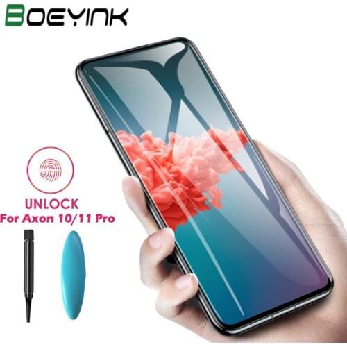 3D UV Tempered Glass For ZTE Axon 11 Pro 11Pro UV Liquid Full Glue Screen Protector For ZTE Axon 10 Pro 10S Pro Axon10Pro 10SPro