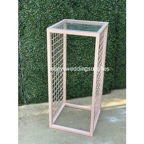 8pcs)Tall white Wedding Decoration Metal Flower Stand Road Lead Centerpieces senyu2155