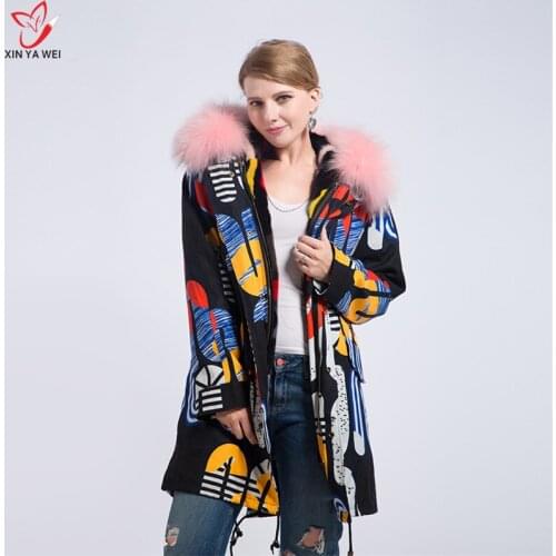 Bless ming han Large Fur Coats