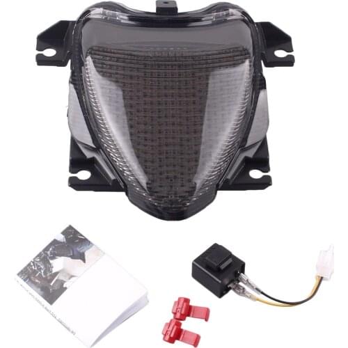 E-Mark Integrated LED cycle Rear Tail Brake Light Turn Signal Stop Lamp Taillight For SUZUKI M109 M109R 2006 2007 2008 2009