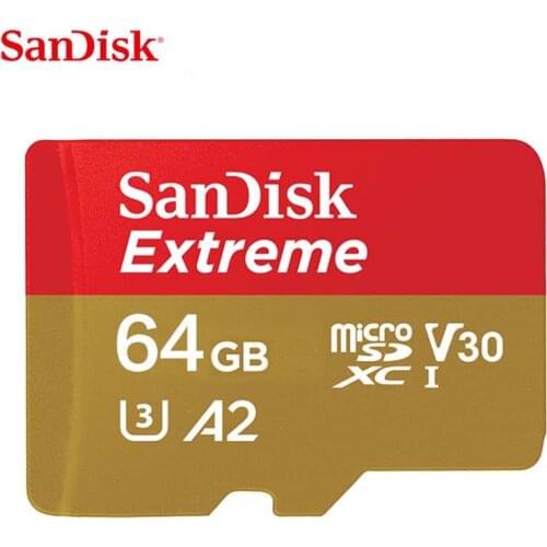 SanDisk Memory Card 64GB 128GB Extreme A1 A2 Micro SD Card 256GB 400GB 512GB V30 U3 Microsd 32GB TF Card UHS-I Class 10