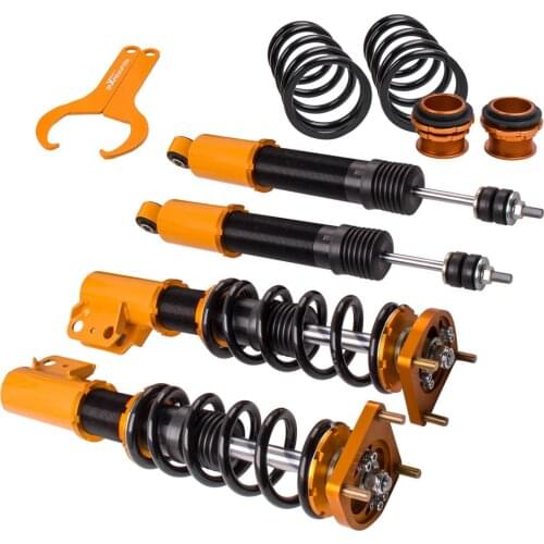 Coilovers Kits for Ford Mustang 4th 94-04 Adjustable Height + Mounts Shock Strut suspension