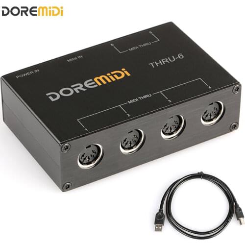 DOREMiDi MIDI THRU 6 Thru Box Controller