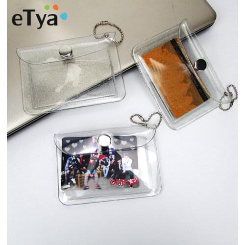 Transparent Coin Purse Women Wallet Small Cute Girls Key Card Coin Money Mini Bag Kids Purse Card Holder Wallets Change Pouch