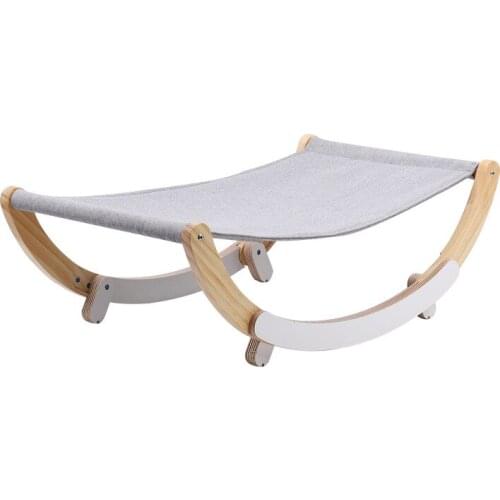 Pet Cats Lounger Bed Wood Hammock for Cat House Puppy Mat Hanging Beds Cats Basket Small Dog Soft Sofa Window Dropshopping