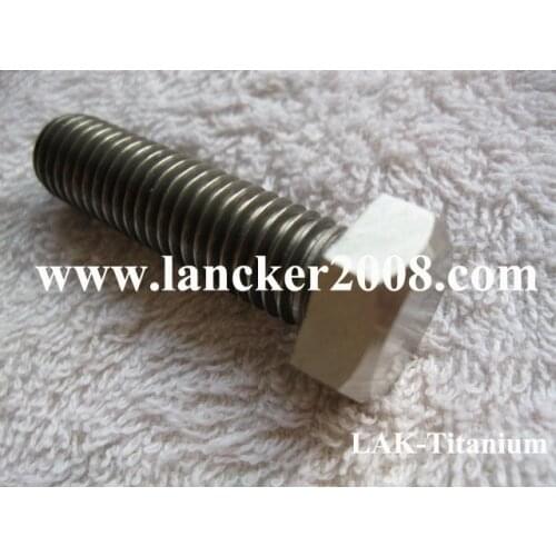 M10x20 25 30 35 40 45 50 60 70 80 90 100 110 120 Gr2 Titanium hexagon head screw/bolt for Industry