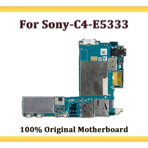Original Motherboard Circuit Board For Sony Xperia C4 E5333 Dual-SIM,Full Working For Sony Xperia C4 E5333 Logic Mainboard