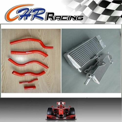 New Aluminum Radiator&hose for HONDA CR125 CR125R 1990-1997 90 91 92 93 RED