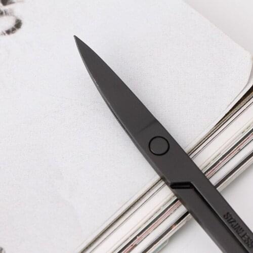 Portable Eyebrow Trimmer Scissors Stainless Steel Hair Removal Makeup Tool