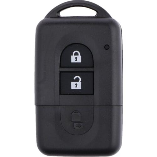 Replacement Remote key Fob Smart Case Shell for Nissan Micra Qashqai Juke Navara X-Trail Car Key Protector Shell with 2 Buttons