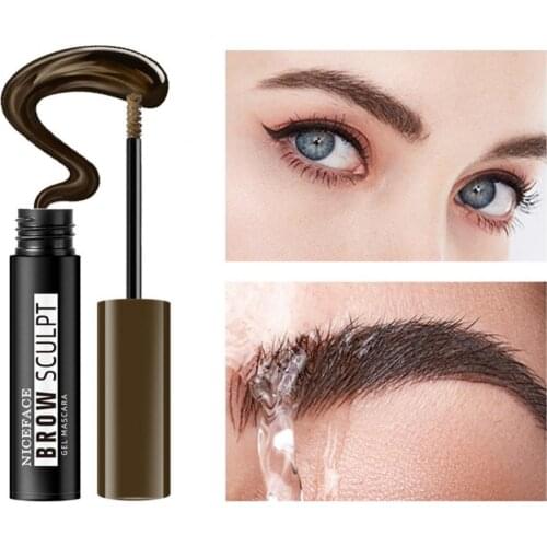 NICEFACE Long Lasting Waterproof Women Eyebrow Gel Dyeing Cream Makeup Cosmetics