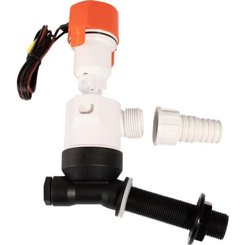 Universal 1100 GPH Marine Livewell Pump Compact Long Life Motor