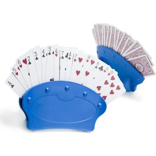 1/2/4 Pcs Poker Seat Playing Card Stand Holders Lazy Poker Base Game Organizes Hands For Easy Play Christmas Birthday Party