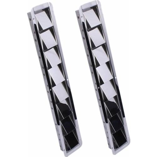 304 stainless steel 8-slot marine ventilation hardware Pair-Boat Louver Vent