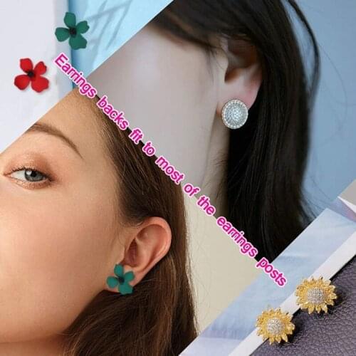 450 Pcs Stainless Steel Flat Pad Earrings Posts Butterfly Silicone Bullet Earring Backs Blank Pin Studs for DIY Jewelry