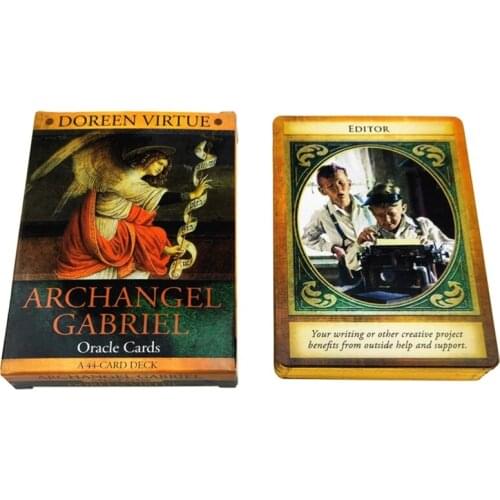 Archangel Gabriel Oracle Cards Full English 44 Cards Deck Tarot Party Board Game L9BD