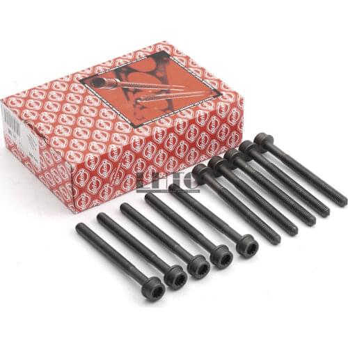 10pcs el ring OE Engine Cylinder Head Bolts For V W AUDI SEAT SKODA 1.8 2.0 TSI OE# 06D103385D