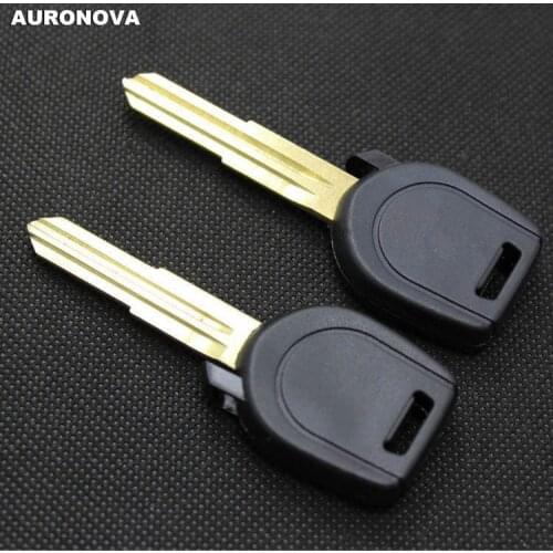 AURONOVA for Mitsubishi Eclipse Galant Endeavor Replace Car Emergency Key Shell With Uncut Left Blade Logo Type 1