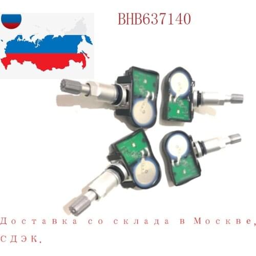 4 pcs/Lot BHB637140A BHB637140 433MHZ Tire Pressure Sensor TPMS For Mazda 2 3 5 6 CX-5 CX5 CX-6 CX6 CX-9 CX9 MX-5 Artz GS1D37140