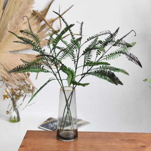 Artificial Green Persian Leaf Home Flower Arrangement Material Wedding Background Wall Decoration Fern Leaves