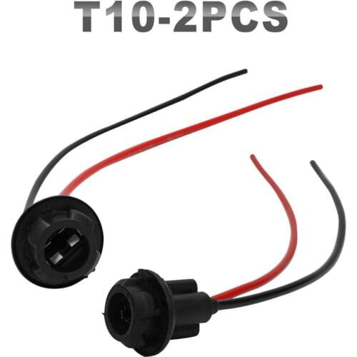 JGAUT T10 Black Gray Soft Socket T10 Hard Socket S25 Single Double Point With Wiring Controller Of Daytime Running Lights