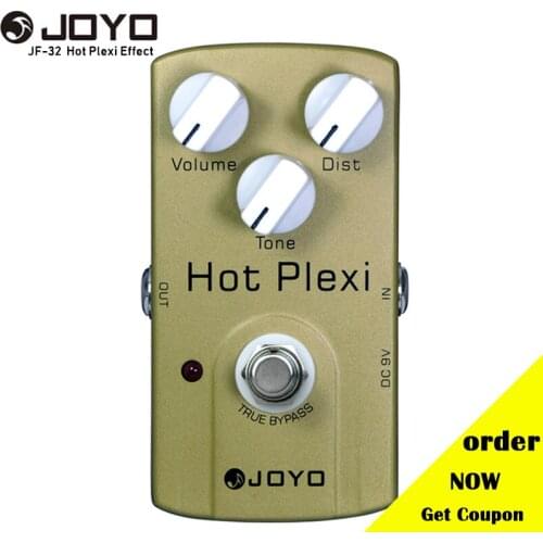 JOYO JF-32 Hot Plexi Guitar Pedal Overdrive Distortion Effect Pedal True Bypass Design Electric Guitar Accessories