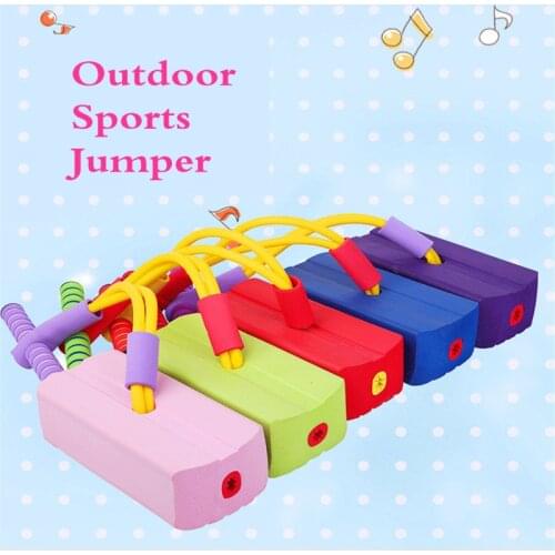 Jumper sports equipment for Kids outdoor activity creative gift for boy girl soft elastic jumping block fitness jump sneaker