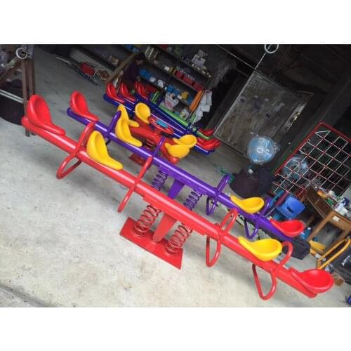 Outdoor balance seesaw children seesaw garden toy seesaw chair kids seesaw playground seat baby seesaw childrens horse Q49