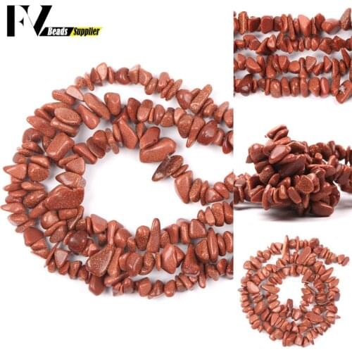 Wholesale Natural Stone 5-8mm Irregular Sandstone Chip Beads For Jewelry Making Diy Bracelets Necklace Bracelets Needlwork 15"