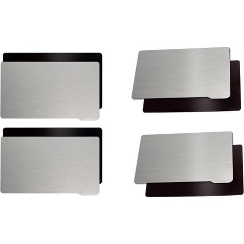 3D Printer Platform Steel Plate 2 Pack - Upgraded Magnetic 3D Printer Build Surface Flex Bed for Elegoo Mars/Mars Pro