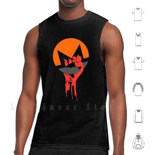Monero Revolution tank tops vest sleeveless Monero Cryptocurrency Altcoin Blockchain Crypto Trading Revolution Bitcoin