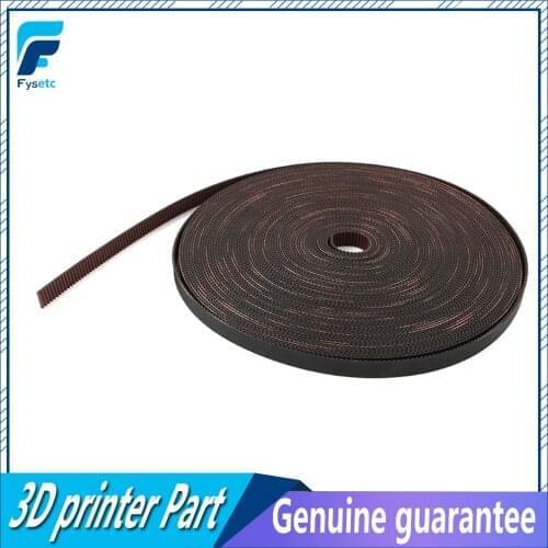 GATES-LL-2GT 2GT Belt Opened Fiberglass Rubber GT2 Timing Belt 2GT-6 L 2M 5M Width 6mm For Prusa I3 MK3 MK3S Ender-3 CR10 ANET