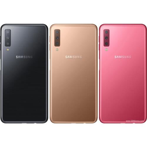 Samsung Galaxy A7 A705F 2018 RAM 4G 64G ROM dual sim card LTE WCDMA Unlocked