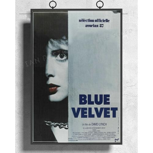 NJ358 BLUE VELVET Movie Classic 02 Wall Sticker Silk Poster Art Home Decoration