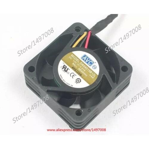 AVC DA04015B12L -FAR DC 12V 0.21A 40x40x15mm Server Cooling Fan