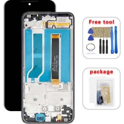 Tested For LG K51 LCD Display with Touch Screen Digitizer Assembly Black + Frame