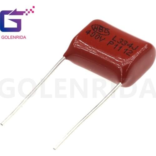 10PCS 400V334J 0.33UF Pitch 15mm 400V 330NF 334 334J CBB Polypropylene Film Capacitor