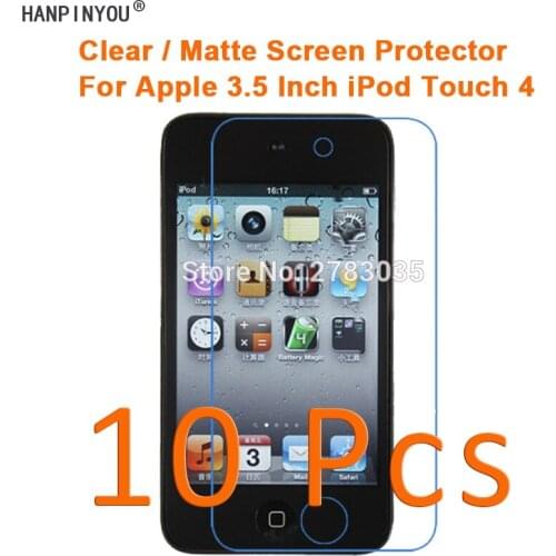 10 Pcs For Apple iPod Touch 4 4th 3.5" HD Clear / Anti-Glare Matte Screen Protector Protective Film Guard (Not Tempered Glass)