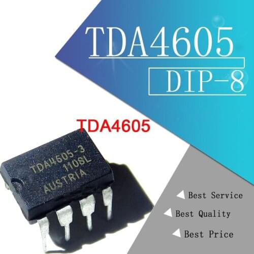 10pcs TDA4605 TDA4605-2 TDA4605-3 DIP-8 integrated circuit